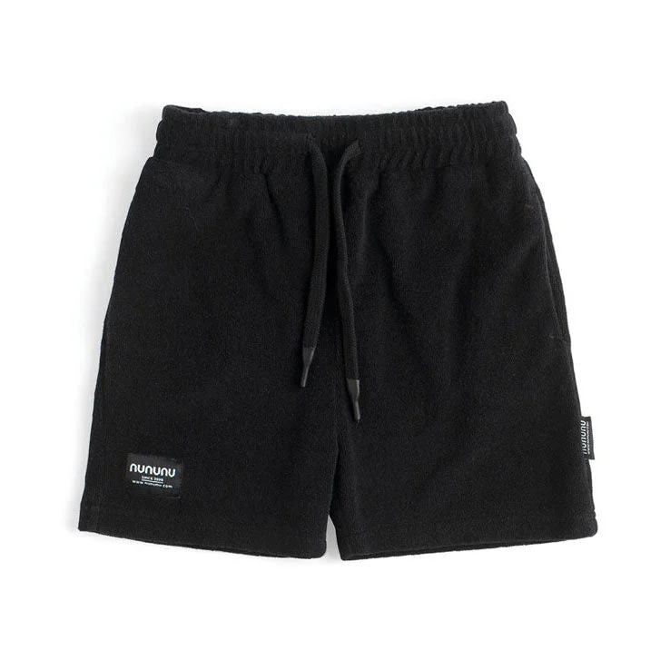 - Pet fence foldable indoorNUNUNU Black Terry Cloth Shorts