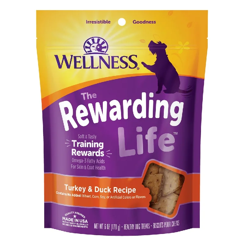 - Degradable pet feces bagWellness The Rewarding Life Soft Treats Turkey and Duck