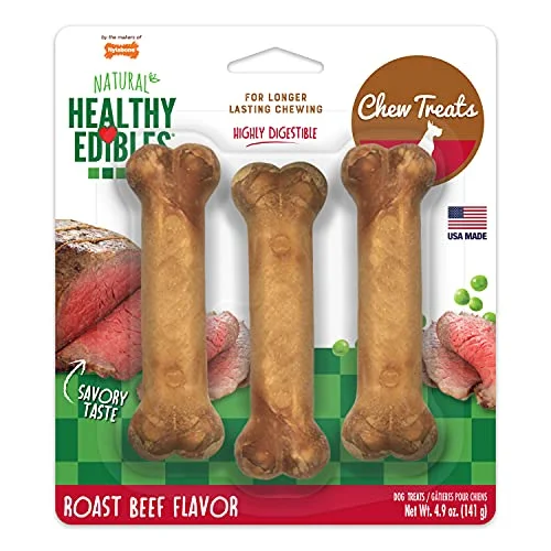 - Smart cat litter box with automatic cleaningNylabone Healthy Edibles Wholesome Dog Chews - Roast Beef Flavor - Regular (3 Pack)