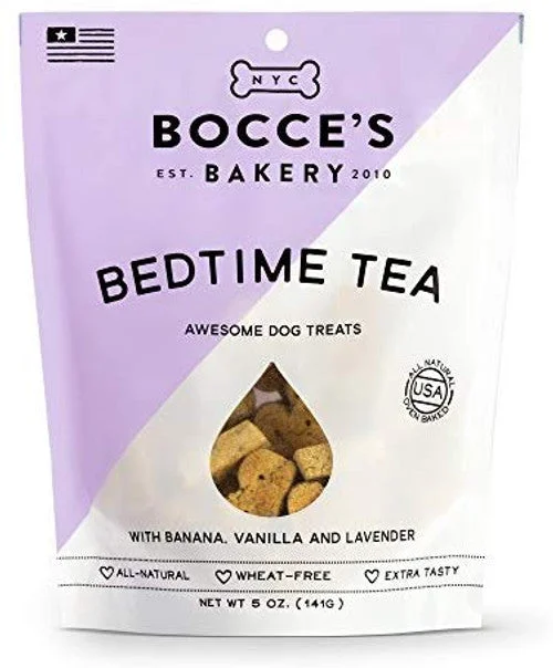 - Dog disposable foam shower gelBocce's Bakery Bedtime Tea with Vanilla and Banana Flavors Dog Treats - 5oz