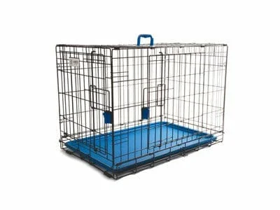 - Dog heart rate monitoring collarVOYAGER WIRE CRATE - 2 DOORS L, BLUE