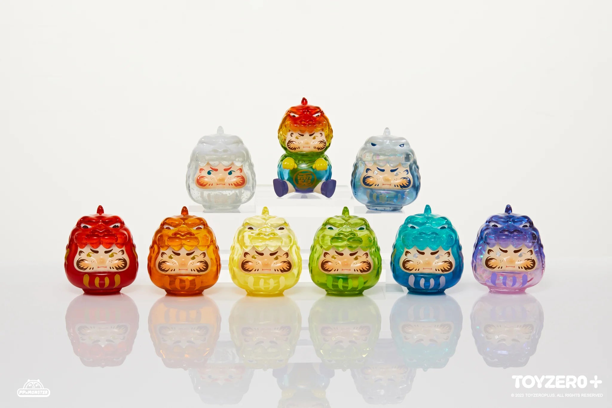  -Anti-slip claw protection raincoat FOR dogsPP X MONSTER Rainbow Daruma Blind Box