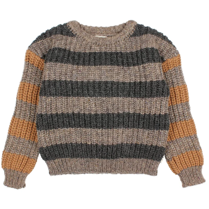 - Air box TSA certified check-inBuho Wood Bands Knit Sweater