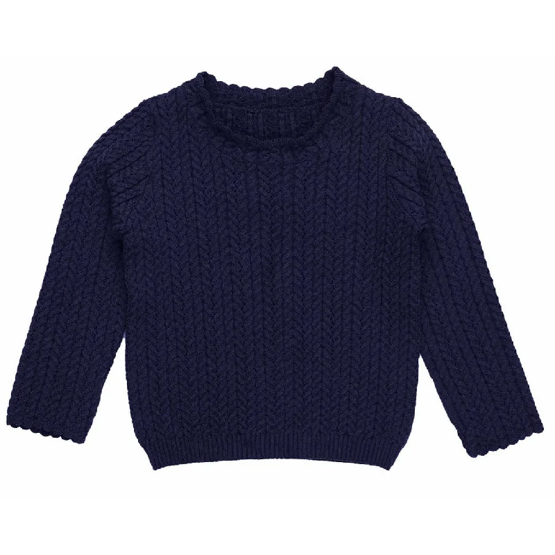 Pet ProductsNoma Navy Cable Pointelle Crew Neck