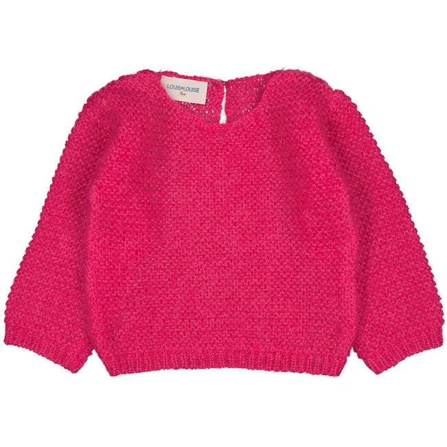 - Car dog seat beltLouis Louise Candy Pink Roxette Knit Baby Sweater