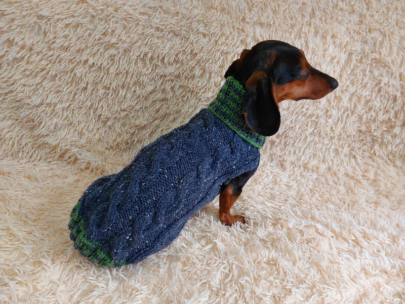 Pet rehabilitation recovery clothes (such as post-operative clothes)Alpaca wool pet clothes jumper - warm sweater for dog - warm clothes sweater for dachshund