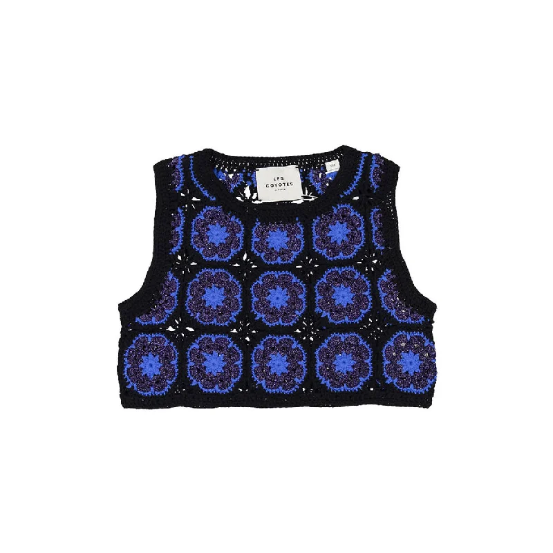 - Pet vitamin complex nutrition tabletsLes Coyotes de Paris Kim Flower Crochet Vest