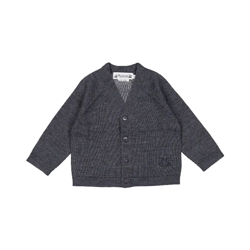 - ​​Pet toys under    yuanBonpoint Dark Grey B.P. Club Baby Tiano Cardigan