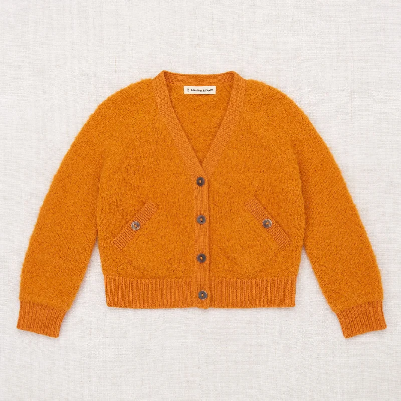 - Automatic temperature adjustment cat bedMisha and Puff Boucle Everyday Cardigan - Squash Blossom