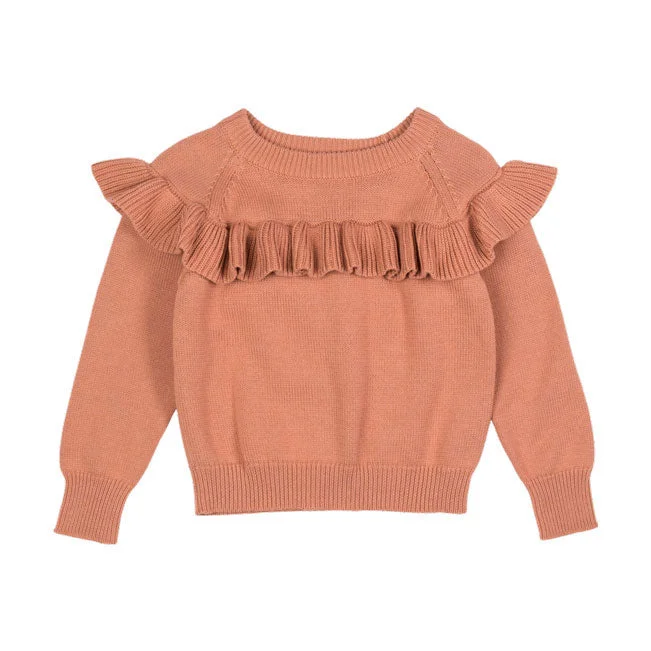 - Air box TSA certified check-inRock Your Baby Clay Pink Frill Knit