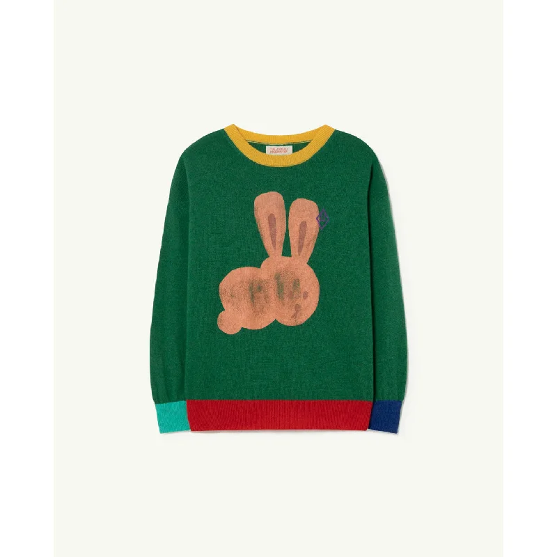 - Pet monitor with cameraThe Animals Observatory Green Rabbit Bull Kids Sweater