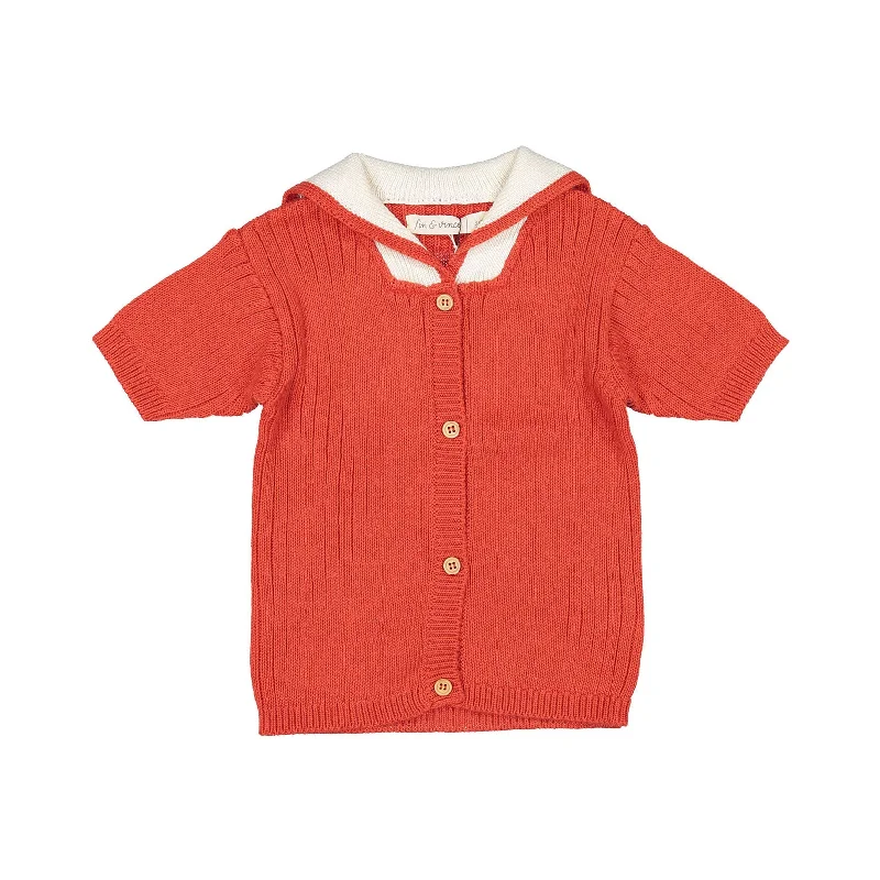  -Non-contact cat thermometerFin and Vince Brick Red Sailor Cardigan