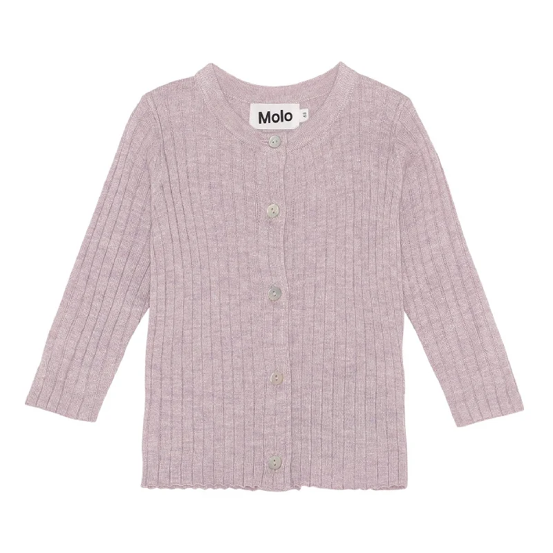 - Organic cotton dog bibsMolo Frozen Lilac Georgette Cardigan