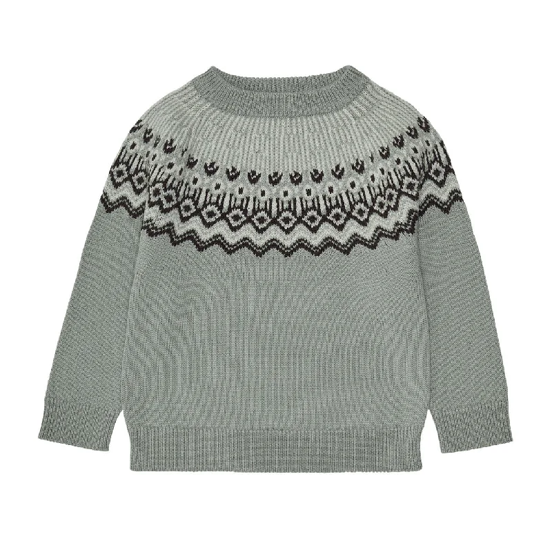  -Anti-scratch sofa protective coverFUB Fair Isle Sweater - Pale Sage