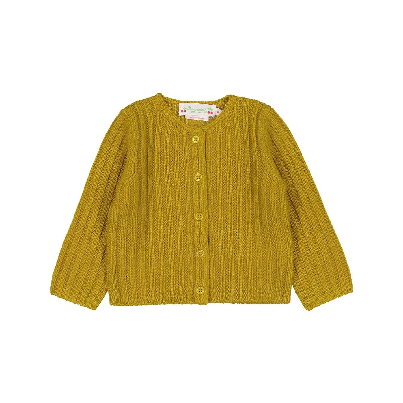 ---Bonpoint Lichen Ribbed Baby Tassia Cardigan