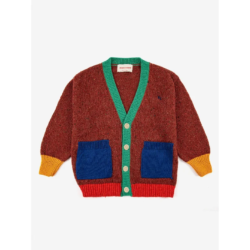 - Winter warm clothes for short-haired dogsBobo Choses Color Block Cardigan