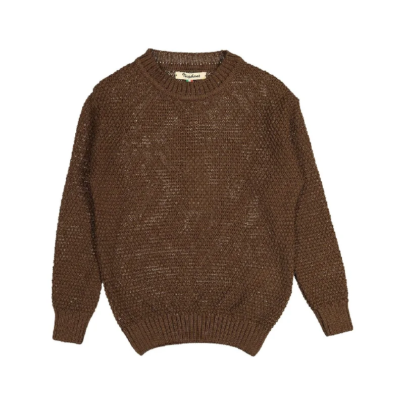 - Air box TSA certified check-inNupkeet Brown Antonio Knit Pullover