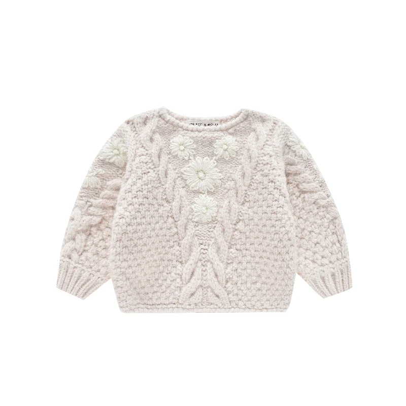 ---Louise Misha Cream Acacia Baby Sweater