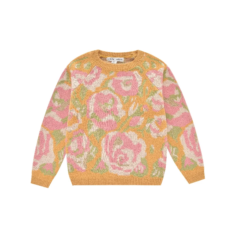 ---Louise Misha Honey Tsar Jacquard Sweater