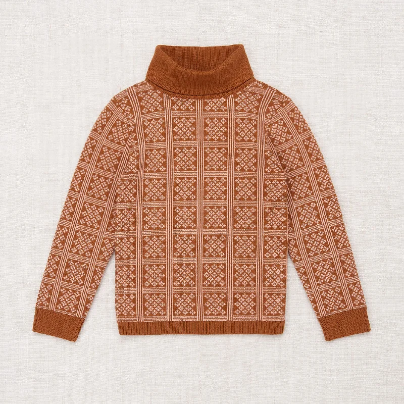 - Elderly dog ​​joint care mattressMisha and Puff Izzy Turtleneck  - Acorn Vintage Grid