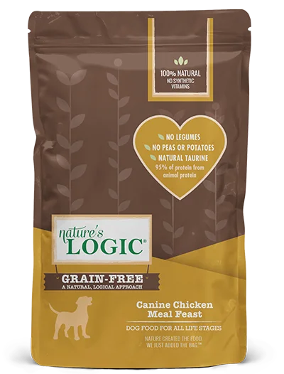 Pet ProductsNature's Logic Grain Free Chicken Meal Feast Dry Food for Dogs