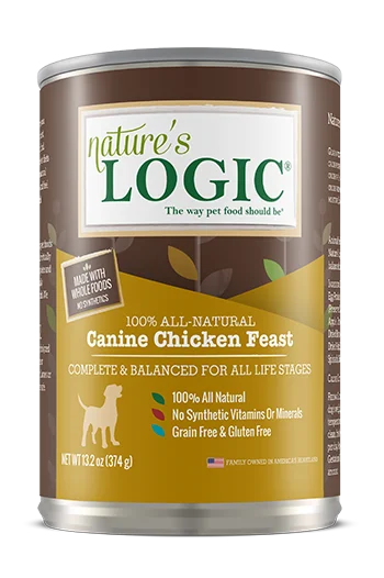 - Remote interactive pet feederNature's Logic Chicken Feast Canned Food for Dogs