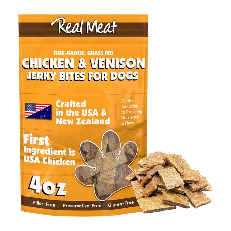 - Elderly dog ​​joint care mattressReal Meat Co. Air-Dried Chicken & Venison Jerky