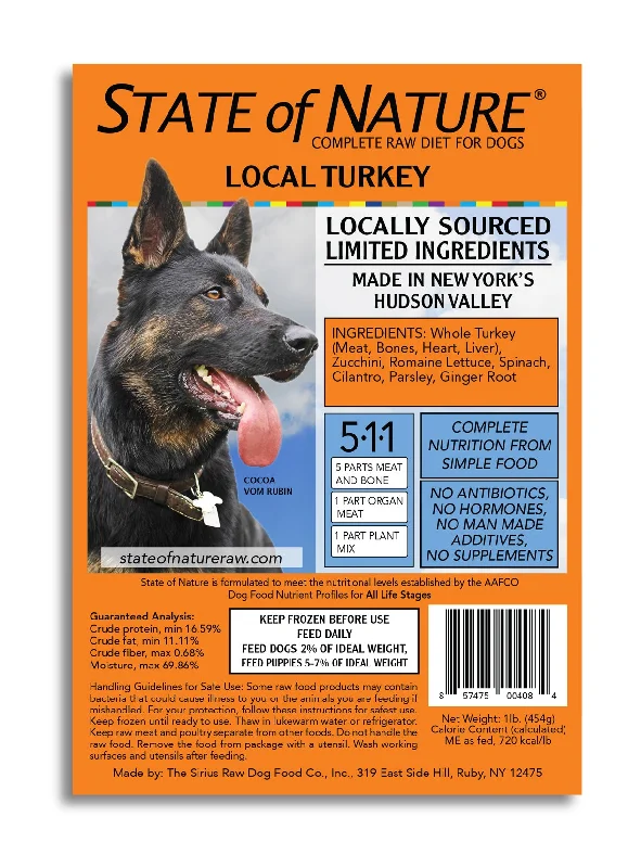 - Natural latex pet mattressState of Nature Frozen Raw Turkey for Dogs