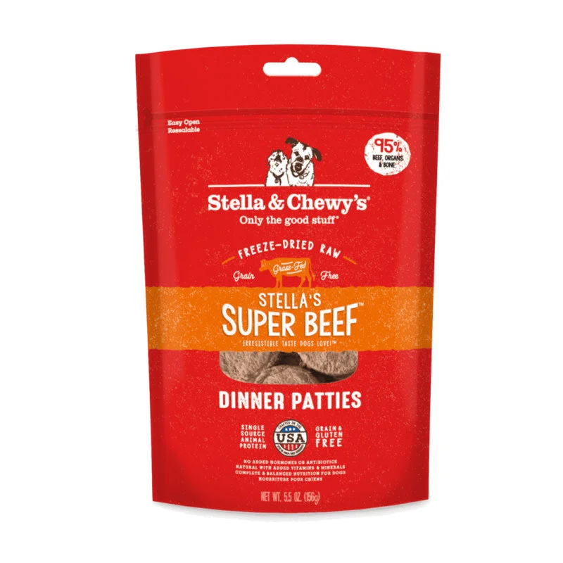  -Explosion-proof leash FOR LARGE dogsStella & Chewy's Super Beef Freeze Dried Raw Dinner Patties