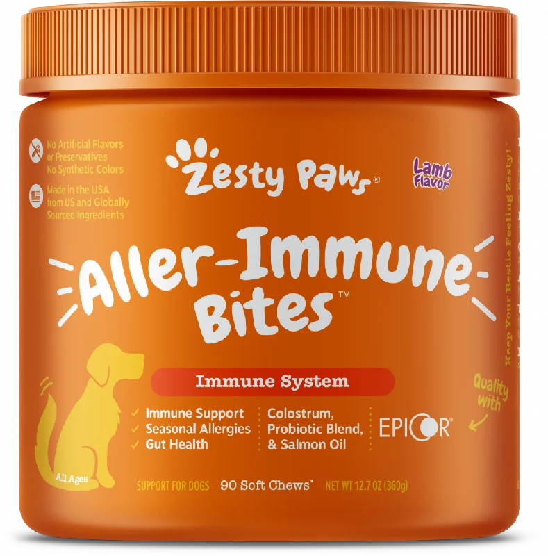 - ​​Pet toys under    yuanZesty Paws Aller-Immune Bites for Seasonal Allergies Lamb Flavor Immune Function   Sensitive Skin & Gut Health for Dogs