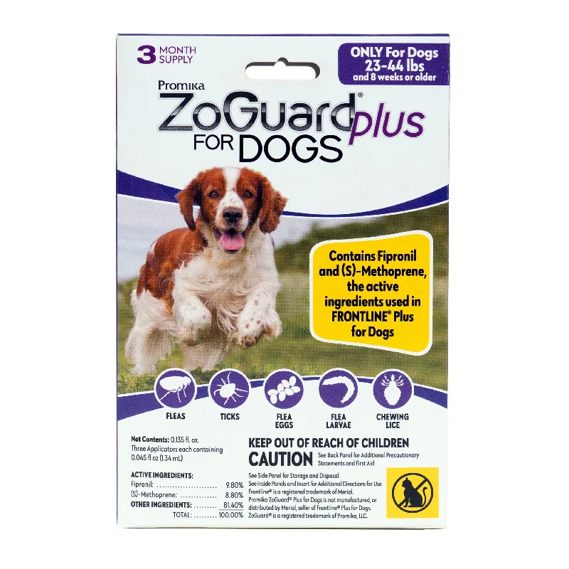 - Automatic temperature adjustment cat bedZoGuard Plus for Dogs 23-44lb 3 Pack