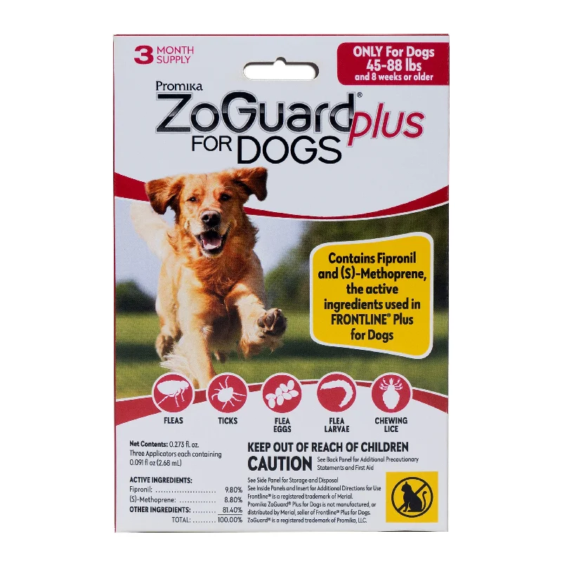 - Remote interactive pet feederZoGuard Plus for Dogs 45-88lb 3 Pack